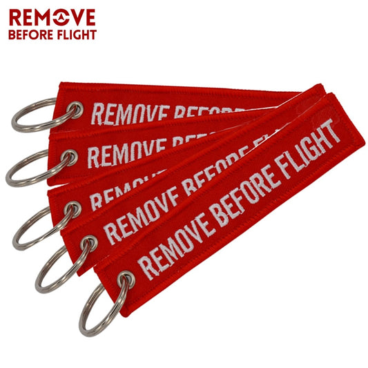 "Remove Before Flight" (or others) Keychain