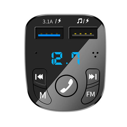 12V Bluetooth FM Transmitter with USB Charging